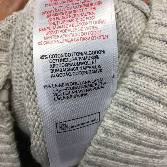 Sergeant Major | Wool Blend Fair Isle Zip Sweater - Picture 5 of 7